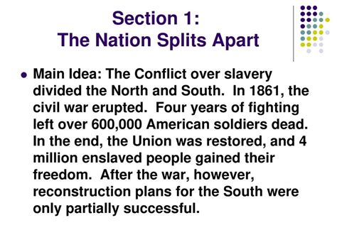 La Guerra di Secessione Americana; Il Conflitto Fratricida che Scoppiò nel 1861 e Spaccò una Nazione